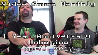 Video Games Monthly: 1 Year Anniversary Unboxing! - April 2017