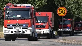 Polska brandbilar i Sverige (förstärkning till skogsbränder) [SE | 7.2018]