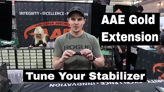 AAE Gold Extension Tune Your Recurve or Compound Stabilizer