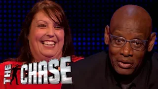 The Family Chase | Bradley Cracks Kerrie Up During Her Head-to-Head with The Dark Destroyer