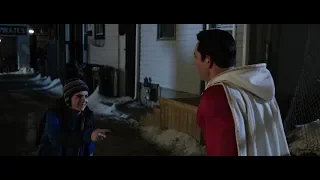 Shazam (billy) meets Freddy and try to know his superpower  funny scene