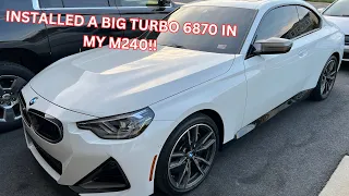 700HP Big Turbo 2024 M240 Build Is Complete Then Took It Street Racing!!