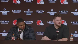 Michael Hall Jr. and Zak Zinter Introductory Press Conference | April 27, 2024