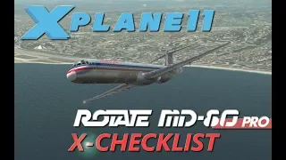 Rotate MD 80 with X-Checklist (clist txt)