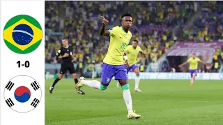 Vinícius Júnior Goal Brazil vs South Korea 1-0Extended Highlights | FIFA World Cup 2022