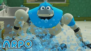 Water Woes- @Arpo The Robot| Fun Cartoons for Kids | Moonbug Fun Zone | Arpo