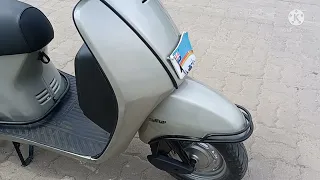 old activa two scooter restored in my shop