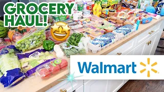 ⭐ WALMART GROCERY HAUL 🛒 2 WEEKS OF GROCERIES FOR FAMILY OF 4 🍝