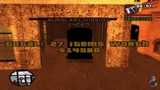 GTA: San Andreas PS4 - Burglar Side Missions