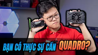 Bạn Có Thực Sự Cần Quadro?