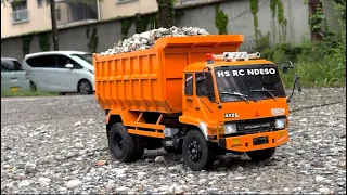 RC DUMP TRUCK FUSO 220PS KIRIM BATU SPLIT GAYOR 😭‼️