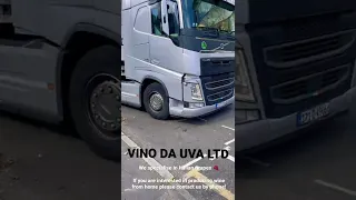 First of many! Wine grape 🍇 lorry of the 2021 season. VINO DA UVA LTD 🍇🍷🍇