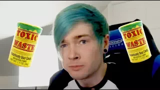 Wow! DanTDM Sings Intro Backwards!!