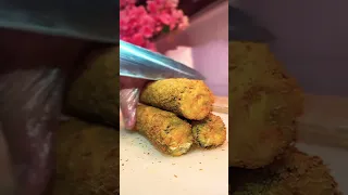 Fried Sushi Rolls 😋 #sushi