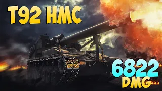 T92 HMC - 2 Frags 6.8K Damage - Brown good! - World Of Tanks