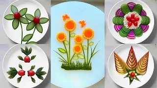 Top Chef Tell You How To Cut Cucumbers Into Beautiful And Elegant Platters#fruitcarving