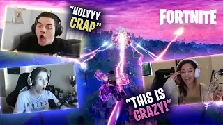 STREAMERS REACT TO FORTNITE SEASON 3 EVENT ft. CouRage, Valkyrae, MrSavage & more!
