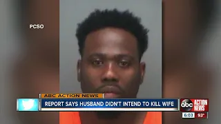 Arrest report says St. Pete man didn't intend to kill pregnant wife