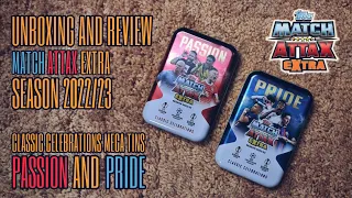 topps MATCH ATTAX EXTRA 2022/23 Passion & Pride Classic Celebrations Mega Tins - Unboxing & Review