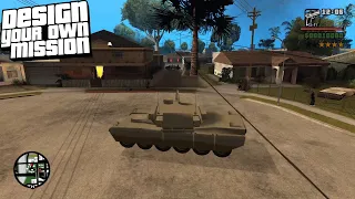 ROBBING A POLICE TANK - GTA San Andreas - DYOM Mission #75