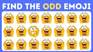 FIND THE ODD EMOJI OUT Spot The Difference to Win! | Odd One Out Puzzle | Find The Odd Emoji #10