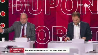 Echange entre Charles Consigny et Eric Dupond-Moretti aux Grandes Gueules sur RMC