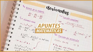 APUNTES DE MATEMÁTICAS | ¿Cómo los hago? + Tips