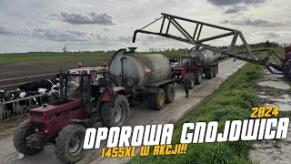 🇵🇱 OPOROWA ORKA & GNOJWICA 2024 W ||GR HOEKSTRA|| 3x CASE IH W AKCJI 2x1455xl & MX285