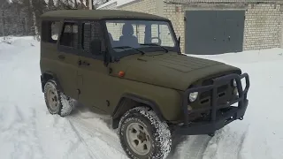 УАЗ 469 в защитном покрытии RAPTOR. Краткий обзор.