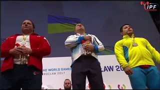 Anthem of Ukraine (2017 World Games, powerlifting, men's super heavyweight, Oleksii Rokochiy)
