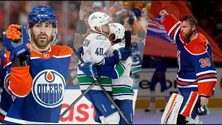 Canucks, Oilers wild final minutes / 14.05.2024