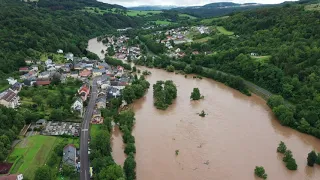 Jahrhundert Hochwasser im Sauertal 15-07-2021 #Moersdorf