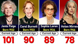 Age Of Famous Senior Hollywood Actresses in 2024