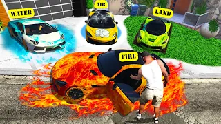 Collecting SECRET ELEMENTAL CARS in GTA 5..!💩