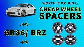 Trying Cheap Wheel Spacers for Flush Fitment on Stock Wheels | 2022+ BRZ / GR86