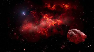 Red Nebula Ambient Space Music. Background sound for Dreaming, Relaxation, Meditation.