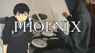 Haikyuu!! S4 OP (ハイキュー!! TO THE TOP)『PHOENIX/BURNOUT SYNDROMES』Drum Cover (叩いてみた)