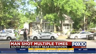 Man shot multiple times on Broad Street