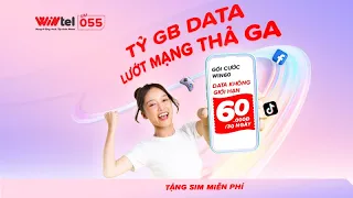 Kích hoạt và cài đặt sim Wintel, vào mạng không giới hạn Data tốc độ cao