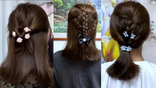 New Hairstyle With Trick For Wedding & Party I Prom Hairstyle Ladies For Long Hair #hairstyle#style