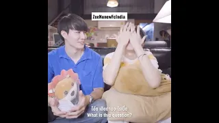 (Eng Sub)Zee Making Nunew Shy🤭🤏🥰#zeenunew #zeepruk #nunew #cutiepie #cutiepie2you