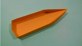 How to Make an Origami "Single point Floating Boat"