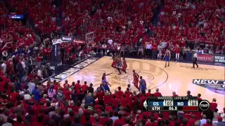 Stephen Curry Buzzer for the Overtime Warriors @ Pelicans  Gara-3 23 Aprile 2015