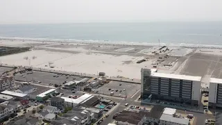 relaxing air tour of wildwood nj. 4K.