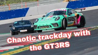 Most CHAOTIC trackday ever with my Porsche GT3RS - I`m a bad passenger! - OG Schaefchen