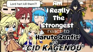 Am I Really The Strongest react to HARUTO as 'CID KAGENOU'[PT1]MADE BY: GACHA TV