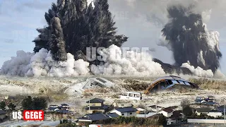 Horrible: Tsunami waves hit capital of Tonga after horrific explosion of hunga tonga volcano