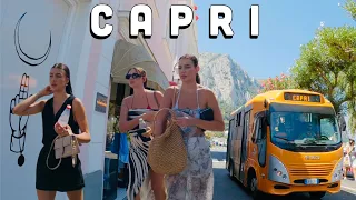 Capri, Italy Walking Tour 3: Beautiful Sunny Walk in Capri - 4K UHD
