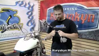 Installing Kuryakyn Mirrors on Motorcycles - Video Guide: Tip of the Week