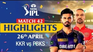 Kolkata Knight Riders Vs Punjab Kings Match Highlight   MATCH 42   TataIPL 2024   Trending Video